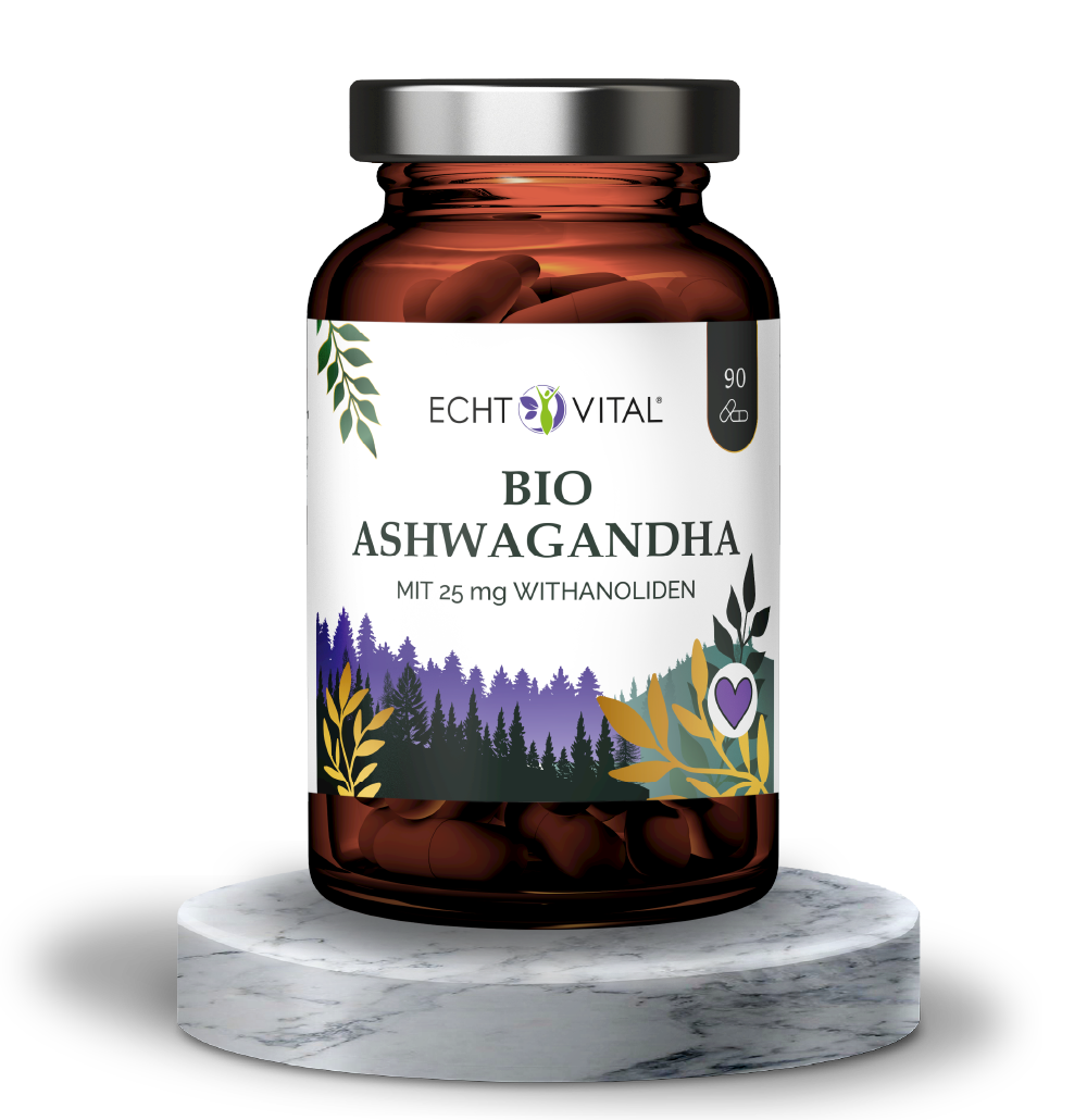 Bio Ashwagandha - ECHT VITAL Premium Qualität